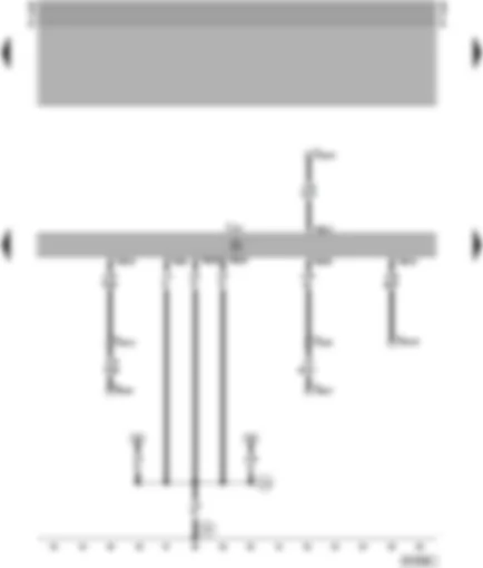 Wiring Diagram  VW PASSAT 1999 - Automatic gearbox control unit