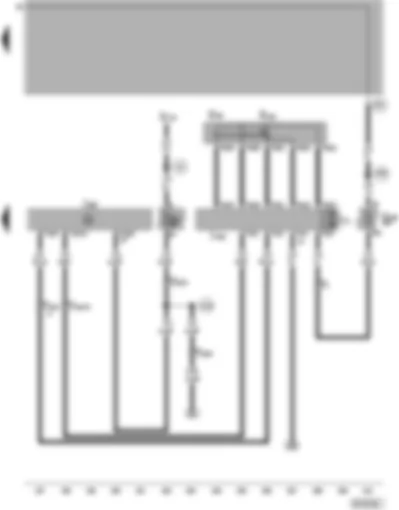Wiring Diagram  VW PASSAT 2000 - Convenience electrics central control unit - control unit for sliding roof