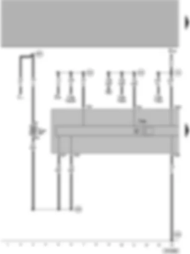 Wiring Diagram  VW PASSAT 2000 - Navigation system with CD drive control unit