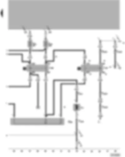 Wiring Diagram  VW PASSAT 2001 - Radiator fan relay - radiator fan run-on relay - radiator fan
