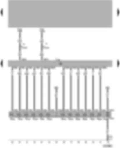 Wiring Diagram  VW PASSAT 2000 - ABS with EDL/TCS/ESP control unit - hydraulic unit - ABS return flow pump