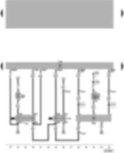 Wiring Diagram  VW PASSAT 2000 - ABS with EDL/ ASR/ ESP control unit - return flow pump relay - relay solenoid valves - steering angle sender