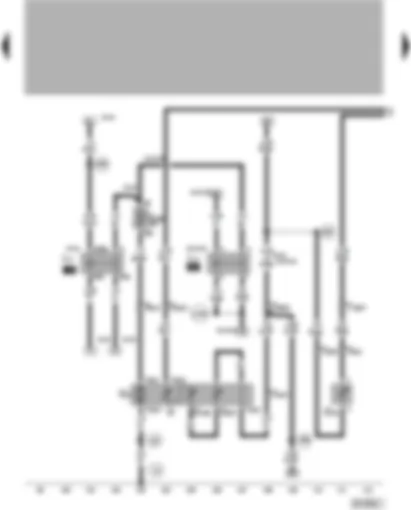 Wiring Diagram  VW PASSAT 2000 - Fuel gauge sender - coolant shortage indicator sender - fuel pump - fuel pump relay