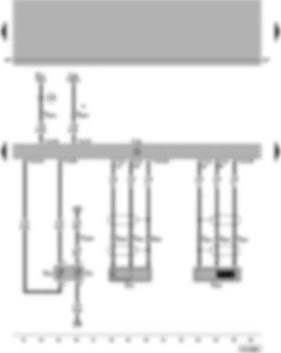 Wiring Diagram  VW PASSAT 2002 - Simos control unit - knock sensor - engine speed sender - coolant temperature sender