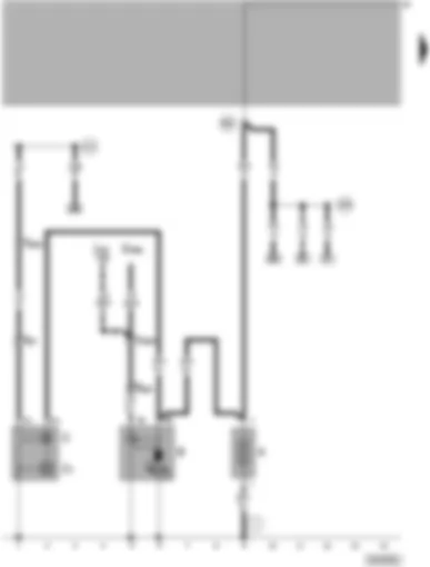 Wiring Diagram  VW PASSAT 2001 - Battery - starter - alternator - voltage regulator