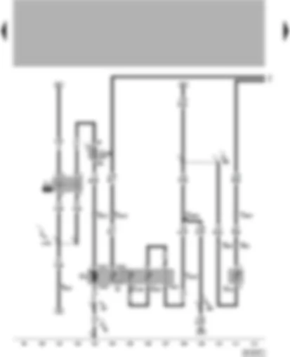 Wiring Diagram  VW PASSAT 2002 - Fuel gauge sender - coolant shortage indicator sender - fuel pump - fuel pump relay