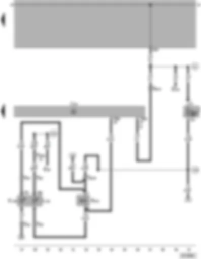 Wiring Diagram  VW PASSAT 2004 - Automatic gearbox control unit - selector lever lock solenoid - selector lever illumination