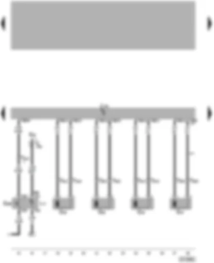 Wiring Diagram  VW PASSAT 2005 - ABS with EDL/TCS/ESP control unit - TCS and ESP button - speed sensor