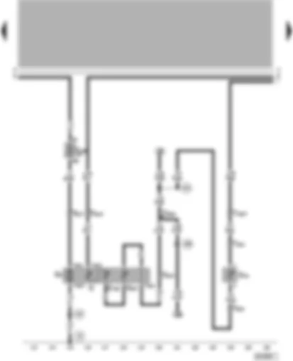 Wiring Diagram  VW PASSAT 2002 - Fuel gauge sender - fuel pump - coolant shortage indicator sender