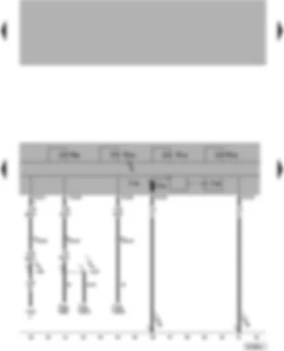 Wiring Diagram  VW PASSAT 2002 - Control unit for ABS with EDL and TCS - diagnostic socket