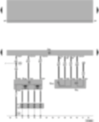 Wiring Diagram  VW PASSAT 2001 - Simos control unit - ignition system - exhaust gas recirculation control unit