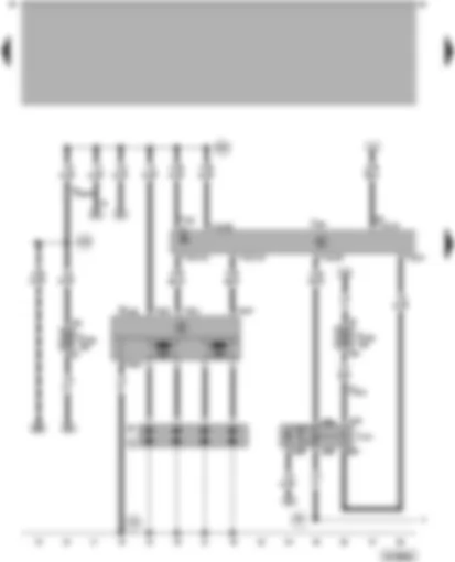 Wiring Diagram  VW PASSAT 2001 - Simos control unit - ignition system - voltage supply relay