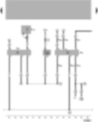 Wiring Diagram  VW PASSAT 2004 - Taxi alarm remote control - control unit - taximeter