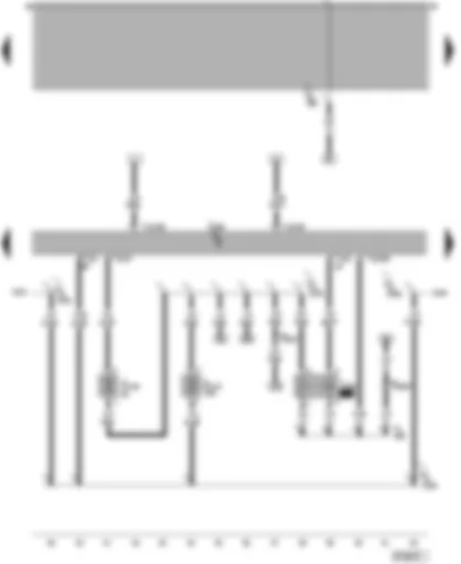 Wiring Diagram  VW PASSAT 2004 - Motronic control unit - Motronic current supply relay