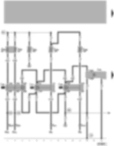 Wiring Diagram  VW PASSAT 2005 - Control unit for personal danger alarm - alarm system relay