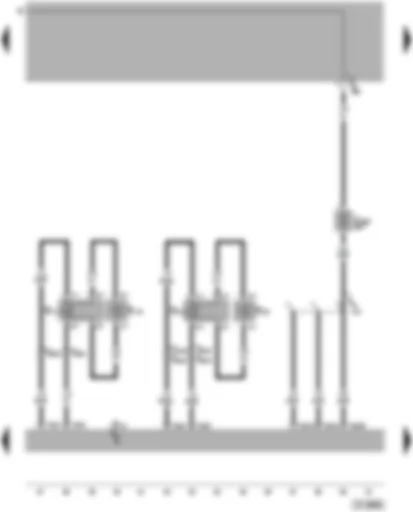 Wiring Diagram  VW PASSAT 2003 - Amplifier - treble loudspeaker - bass loudspeaker