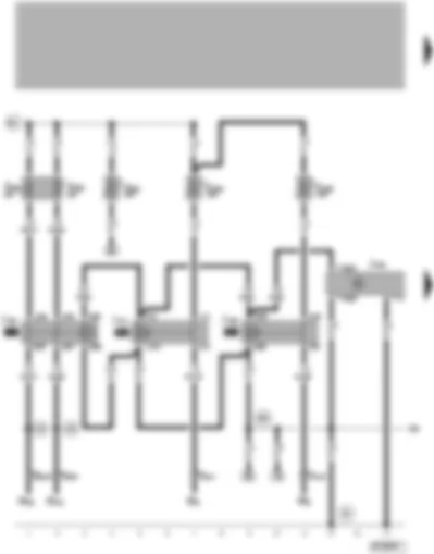 Wiring Diagram  VW PASSAT 2005 - Control unit for personal danger alarm - alarm system relay