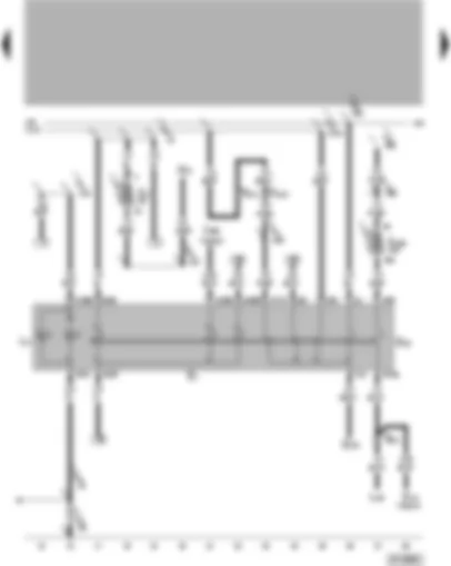Wiring Diagram  VW PASSAT 2002 - Lighting switch - rear fog light switch