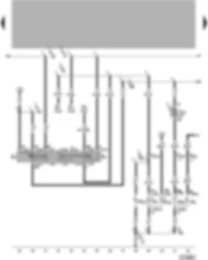 Wiring Diagram  VW PASSAT 2005 - Turn signal switch - headlight dipper/flasher switch - front left bulb