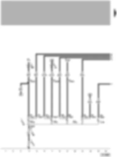 Wiring Diagram  VW PASSAT 2005 - Reversing light left - rear left turn signal - left brake and tail light bulb - rear left fog light