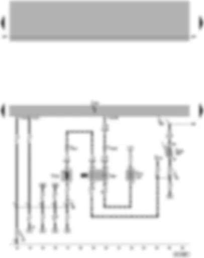 Wiring Diagram  VW PASSAT 2004 - Motronic control unit - brake servo relay - vacuum pump for brakes