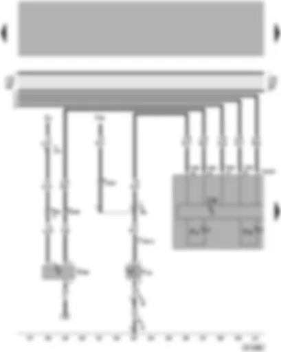 Wiring Diagram  VW PASSAT 2005 - Dash panel insert - oil level and oil temperature warning/indicator - anti-theft alarm system contact switch