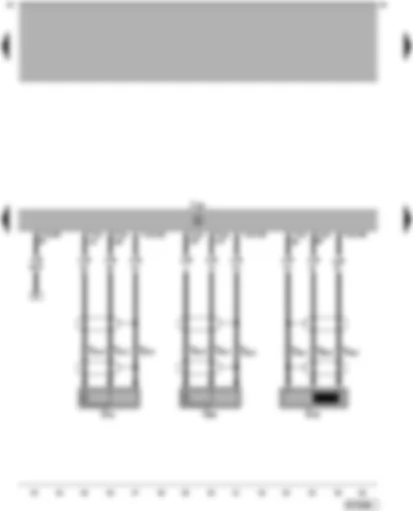 Wiring Diagram  VW PASSAT 2003 - Simos control unit - knock sensors - engine speed sender