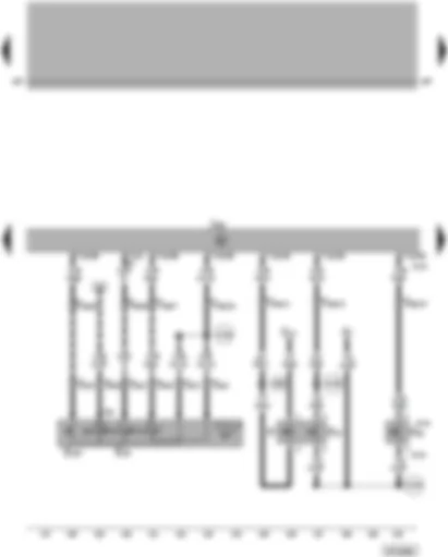 Wiring Diagram  VW PASSAT 2004 - Simos control unit - cruise control system (CCS) switch - brake light switch - clutch pedal switch - brake pedal switch for CCS