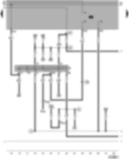 Wiring Diagram  VW PASSAT 2002 - Ignition/starter switch