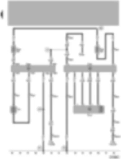 Wiring Diagram  VW PASSAT 2005 - Radiator fan control unit - radiator fan