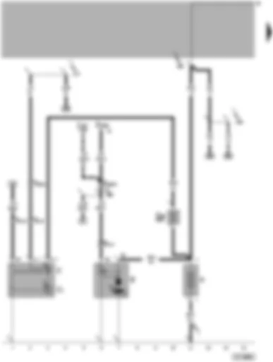 Wiring Diagram  VW PASSAT 2005 - Battery - starter - alternator - voltage regulator