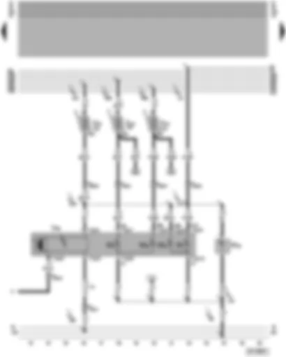 Wiring Diagram  VW PASSAT 2003 - Bulbs - right headlight range control motor
