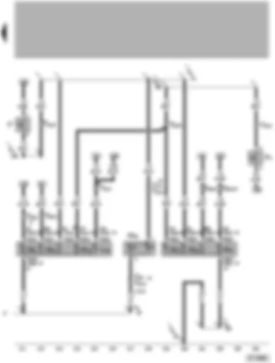 Wiring Diagram  VW PASSAT 2003 - Brake light switch - reversing light switch - bulbs