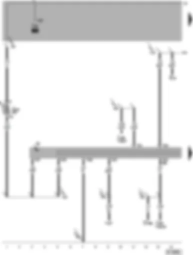 Wiring Diagram  VW PASSAT 2005 - Radio - self-diagnosis connection