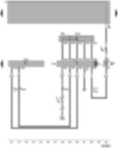 Wiring Diagram  VW PASSAT 2005 - Convenience system central control unit - sliding sunroof adjustment control unit