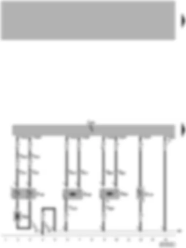 Wiring Diagram  VW PASSAT 2005 - Airbag control unit - driver side airbag igniter - side airbag crash sensor on driver side - airbag coil connector and return spring with slip ring