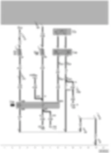 Wiring Diagram  VW PASSAT 2003 - Solar operation control unit - solar cell isolation relay - solar cells