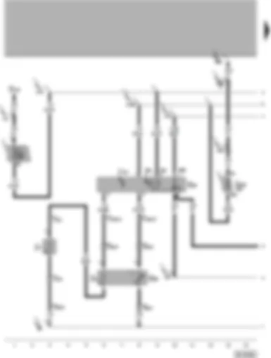 Wiring Diagram  VW PASSAT 2005 - Heated driver seat control unit - temperature sensor - heated driver seat - heated driver seat backrest