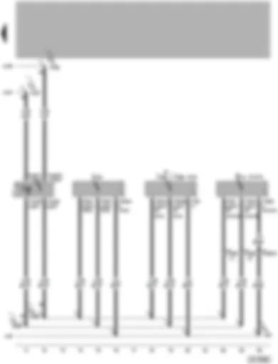 Wiring Diagram  VW PASSAT 2003 - Traffic information control unit - navigation/TV tuner - amplifier