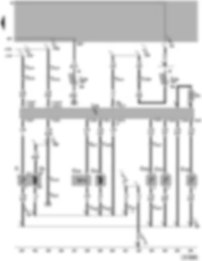 Wiring Diagram  VW PASSAT 2002 - Fuel system diagnosis control unit - fuel level sender - fuel pump