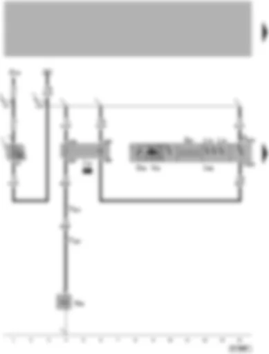 Wiring Diagram  VW PASSAT 2005 - Climatronic control unit - air conditioning system magnetic clutch - magnetic clutch relay