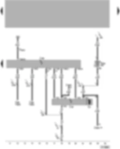 Wiring Diagram  VW PASSAT 2002 - Climatronic control unit - front fresh air blower