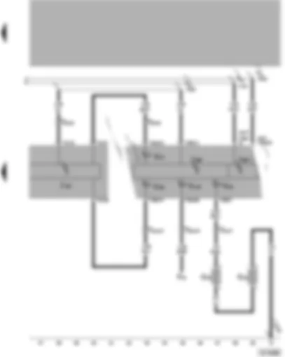 Wiring Diagram  VW PASSAT 2001 - ABS with EDL and TCS control unit - dash panel insert - brake pad wear sender and warning lamp - ABS warning lamp