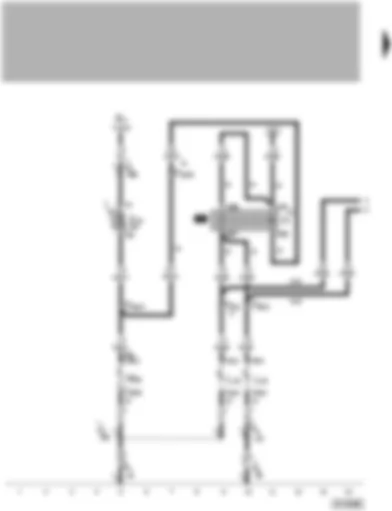 Wiring Diagram  VW PASSAT 2005 - Fog lights relay - left and right fog lights - headlight dip/flasher switch
