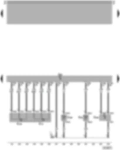 Wiring Diagram  VW PASSAT 2005 - Engine control unit - accelerator position sender - brake servo pressure sensor