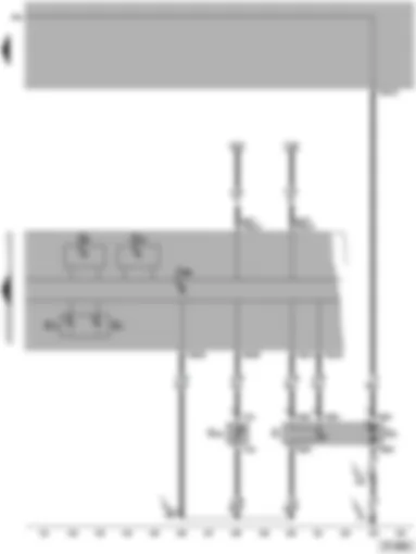 Wiring Diagram  VW PASSAT 2006 - Dash panel insert - rev. counter - speedometer - fuel gauge - fuel system pressurisation pump