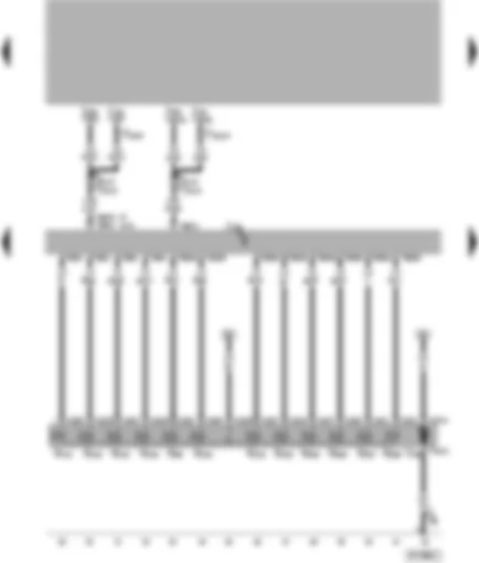 Wiring Diagram  VW PASSAT 1999 - Control unit for ABS and EDL/TCS/ESP - hydraulic unit - ABS return flow pump