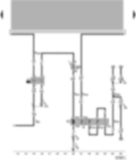 Wiring Diagram  VW PASSAT 2000 - Fuel gauge - fuel system pressurisation pump - fuel pump relay