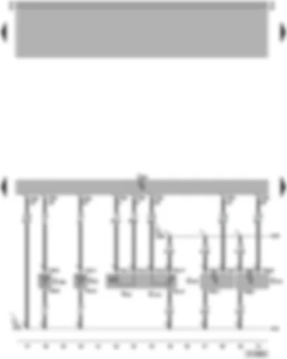 Wiring Diagram  VW PASSAT 2005 - Engine control unit - exhaust gas recirculation potentiometer - fuel pressure sender - exhaust gas recirculation valve - fuel pressure sender for low pressure