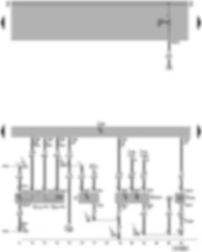 Wiring Diagram  VW PASSAT 2005 - Engine control unit - fuel pressure regulating valve - clutch position sender - brake light switch